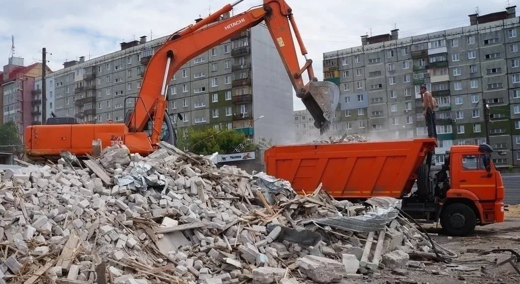 Профессиональный вывоз строительного мусора в Воронеже в октябре