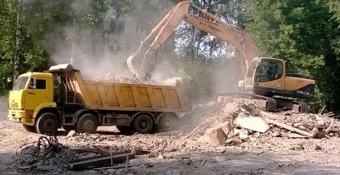 Вывоз бетонного боя и ЖБИ отходов в Воронеже от ПроМусор, цена от 2900 руб., утилизация и переработка